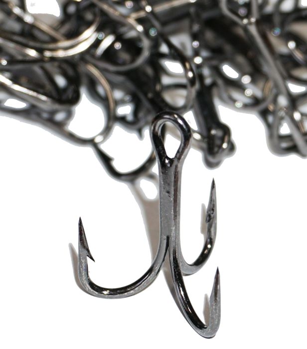 Крючки VMC Musky-Pike Treble Hooks 9626BN Black