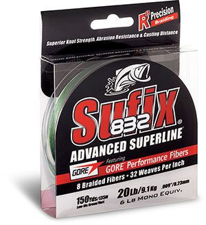 Плетёный шнур Sufix 832 Advanced Superline Braided Line Coastal Camo