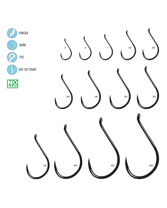 Крючки Gamakatsu Octopus Hook NS Black