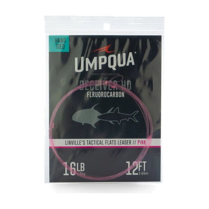 Поводковый материал Umpqua Linville Tactical Flats Leader - Pink