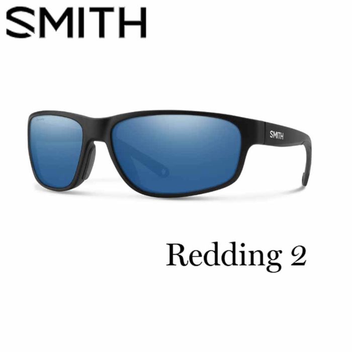 Поляризационные очки Smith Redding 2 Sunglasses - MATTE BLACK / BLUE GLASS