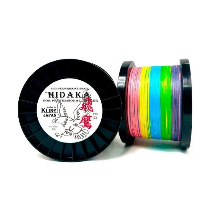 Плетёный шнур K Line Japan Hidaka High-Performance Braided PE Fishing Line (800 m Spools)