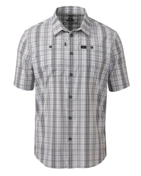 Рыболовная рубашка KUIU Borrego SS Shirt | Granite Plaid