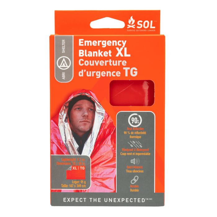 Снаряжение для выживания SOL - SOL Emergency Blanket XL
