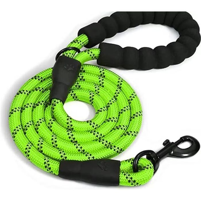 Поводок для собаки Doggy Tales 5-FT Braided Dog Leash - Green