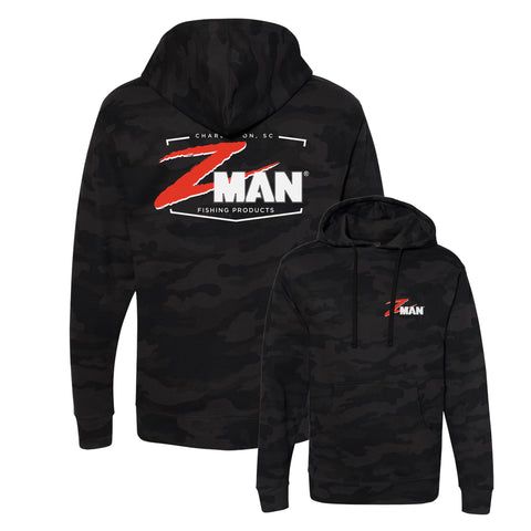 Рыболовная рубашка Z-Man Fishing Products Z-Logo Camo HoodieZ