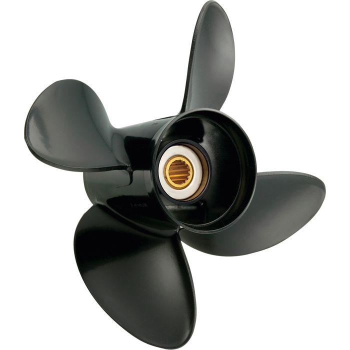 Гребной винт Solas 4-Blade Propeller, Pressed Rubber Hub / Aluminum, 12.5 dia x 21 pitch,