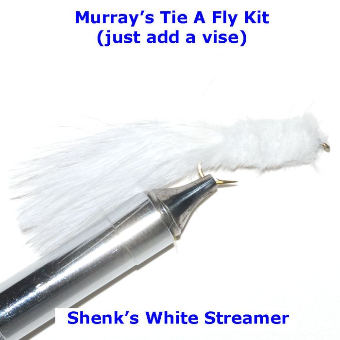 Мушки Murray's Fly Shop Shenk's White Streamer Fly Tying Kit