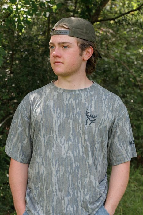 Рыболовная рубашка Buck Commander Mossy Oak Bottomland Washed Out Short Sleeve Tee