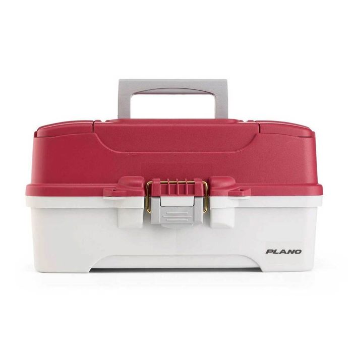 Коробка для снастей Plano Salmon Kit Three Tray Tackle Box - Red/Tan