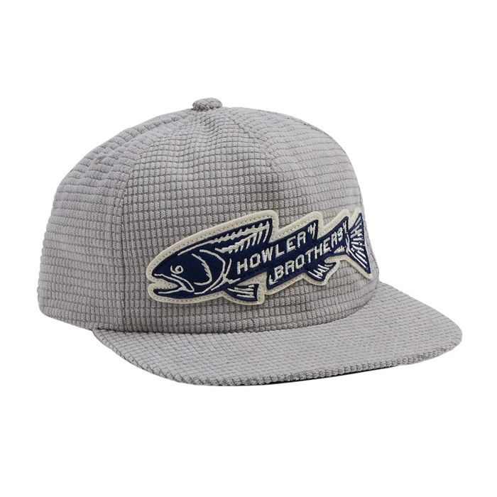 Головной убор Howler Brothers Trout Bolt Unstructured Snapback Hat - Grey Grid Corduroy