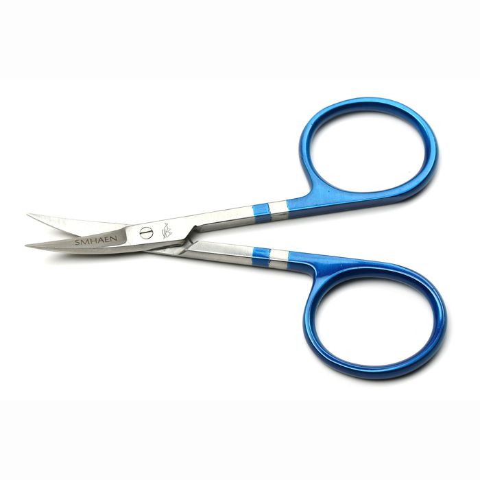 Ножницы J. Stockard Fly Fishing Tungsten Carbide Blue Midge Scissors
