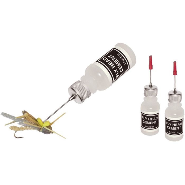 Лак для вязания мушек J. Stockard Fly Fishing Cement in Plastic Applicator Bottle