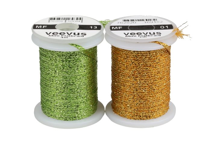 Материал для вязания мушек Veevus Mini Flat Braid