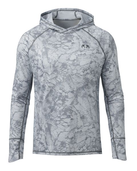 Рыболовная рубашка KUIU Gila LS Hoodie Gritstone | Lunar Gritstone