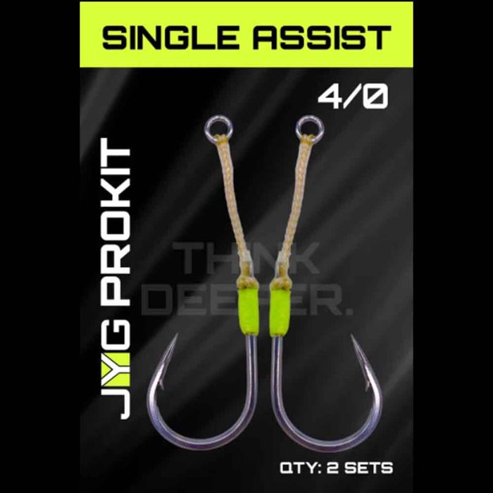 Крючки JYG ProFishing 4/0 Single Assist Hook