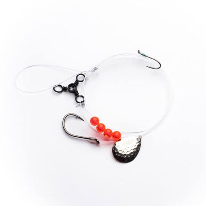 Готовая оснастка J&B Custom Rods & Tackle JB Custom Hand Tied Doormat Double Hook Full Squ