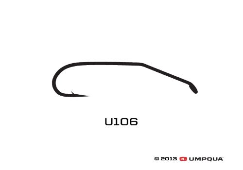 Крючки Umpqua U106 Bent Shank Nymph Hook - 50 pack