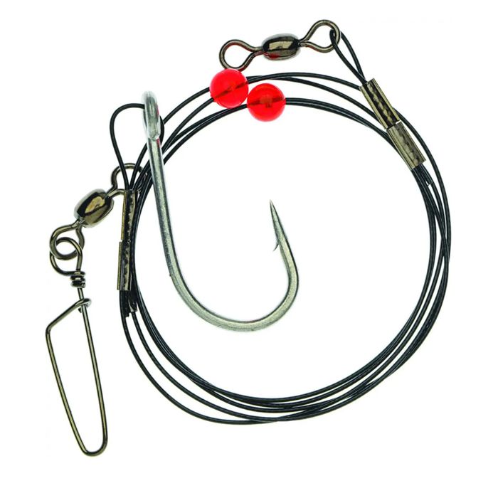 Готовая оснастка Farris Brothers EAGLE CLAW LAZER REDFISH RIG WIRE BEADED 42in w/HOOK