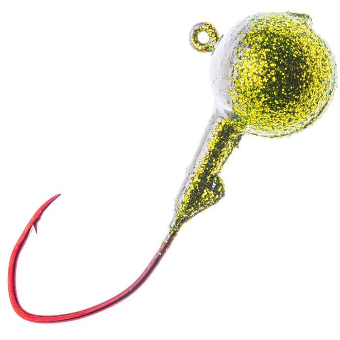 Джиг-головки D&B Eagle Claw Sickle Hook Jig Head - Antifreeze/Chrome, 3/4oz, 3pk