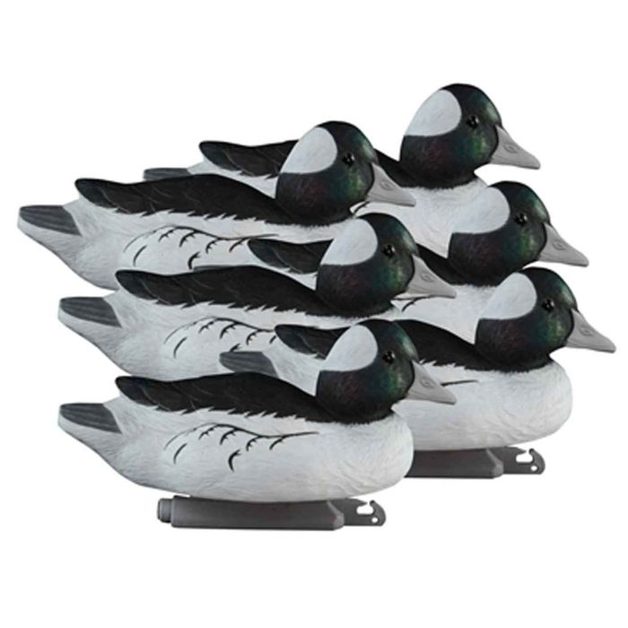 Чучело Higdon Outdoors Higdon Standard Foam Filled Bufflehead Drake Decoys - 6 Pack