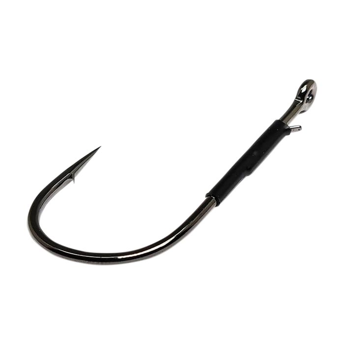 Крючки Gamakatsu Super Heavy Cover Worm Hooks - Black - 4/0