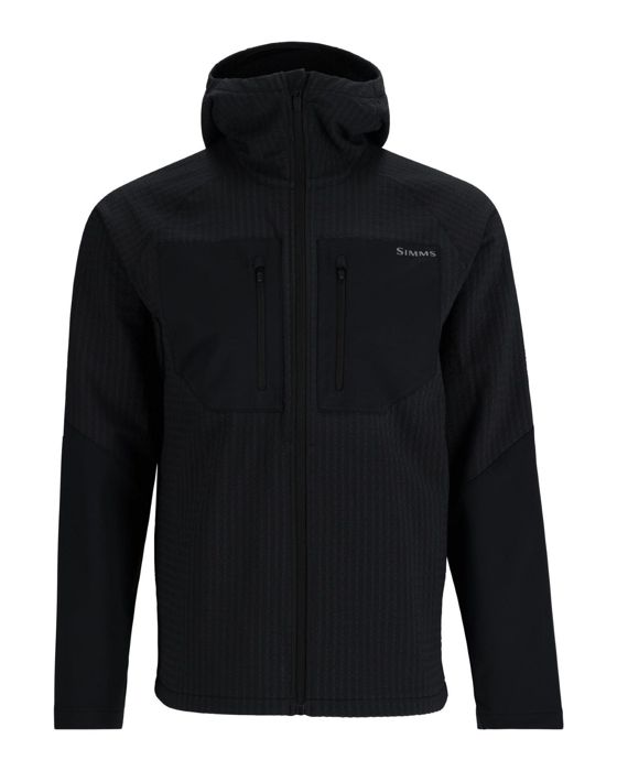 Рыболовная рубашка Simms Men's Confluence Hoody - Black - Medium