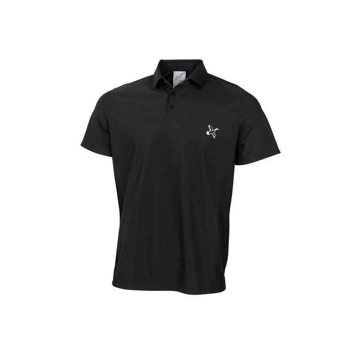 Рыболовная рубашка Short Par 4 The Marksman Polo - Crow Black