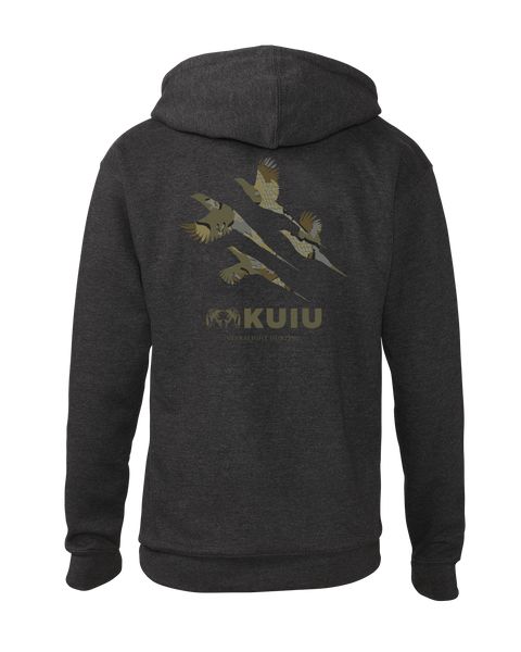 Рыболовная рубашка KUIU Valo Upland Hoodie | Charcoal