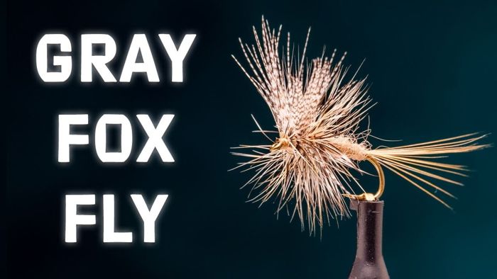 Набор для вязания мушек Trident Gray Fox Dry Fly Tying Video Material Kit