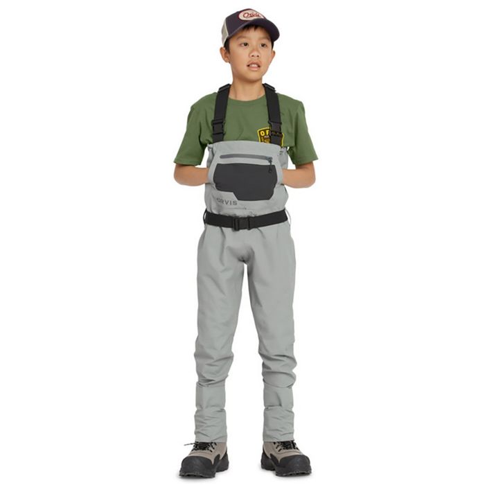 Вейдерсы Orvis Clearwater Wader - Kids' - Stone / M