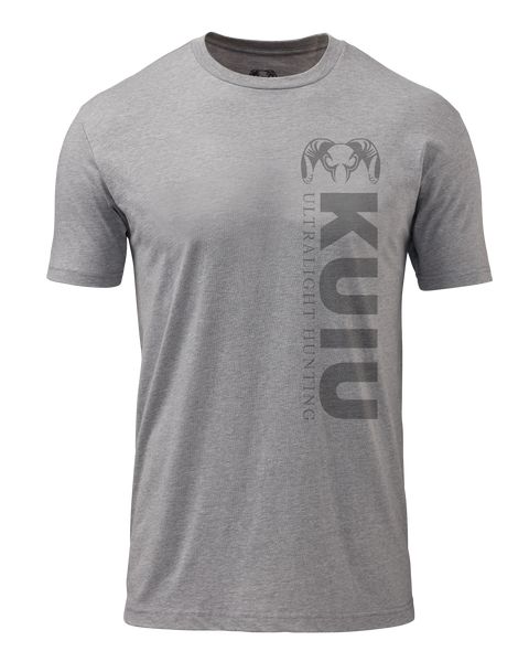 Рыболовная рубашка KUIU Solid Vertical T-Shirt | Heather Grey