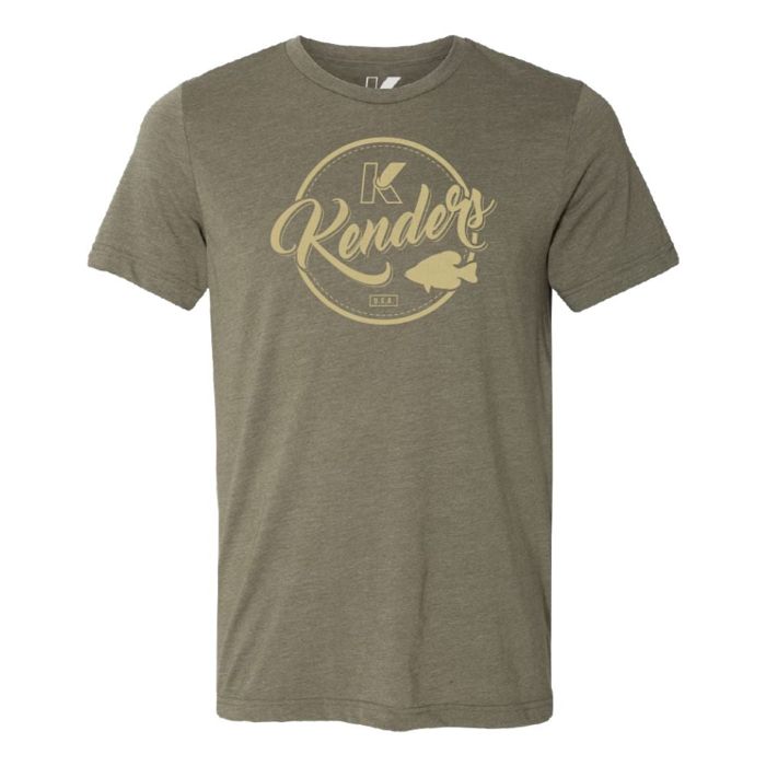 Рыболовная рубашка Kenders Outdoors KENDERS VINTAGE GRAPHIC T-SHIRT OLIVE GREEN/TAN