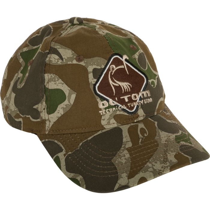Головной убор Ol' Tom Camo Cotton Diamond Logo Cap - Old School Green / One Size Fits Most