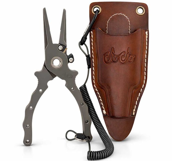 Плоскогубцы рыболова JuJu Tackle Co. Titanium Fishing Pliers 7"