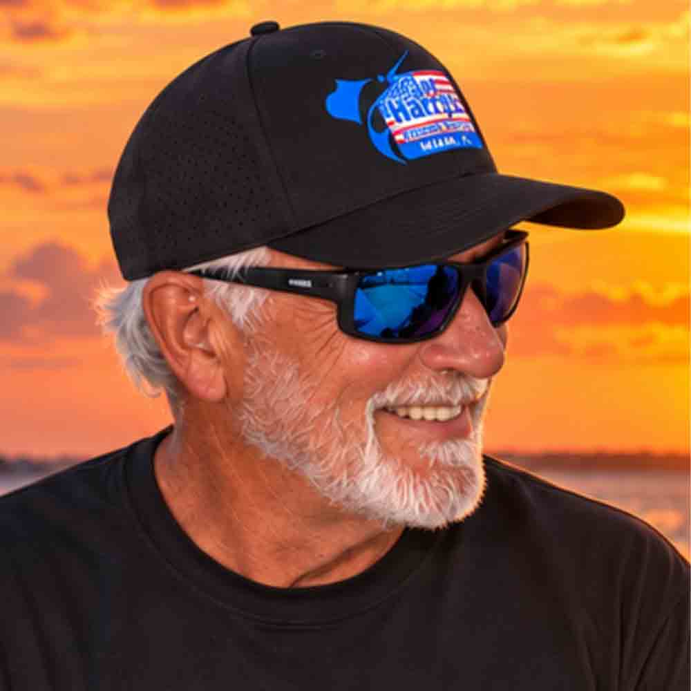 Головной убор Capt. Harry's Products Capt. Harry's 250 Edition Black Performance Hat