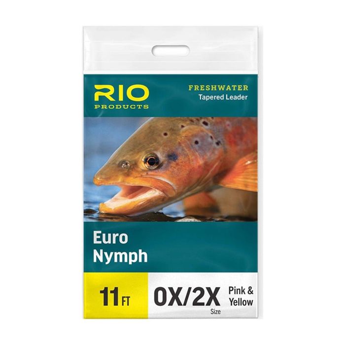 Поводковый материал RIO Euro Nymph Leader 11ft 0x/2x