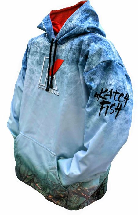 Рыболовная рубашка Kenders Outdoors DYE-SUB GRAPHIC HOODIE - STRUKTURE