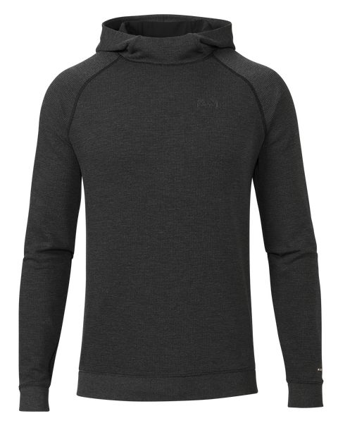 Рыболовная рубашка KUIU Canyon Waffle Hoodie | Black Heather