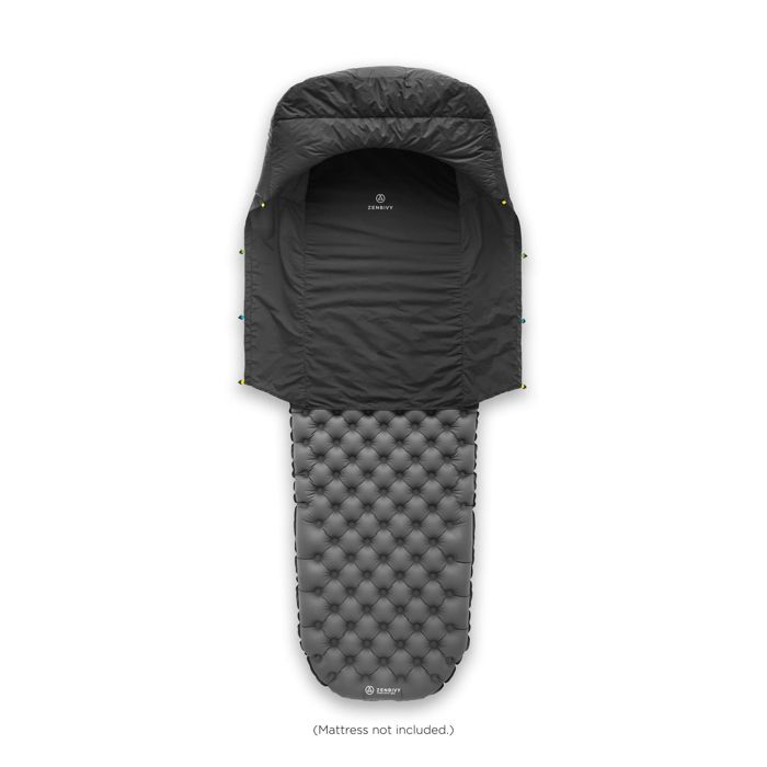Снаряжение для выживания UL Dirtbed Sheet by Zenbivy - 25°F Ultrasonic Muscovy / 25" / Bla