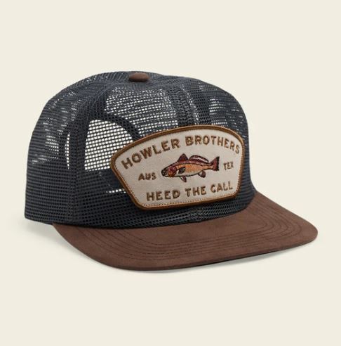 Головной убор Howler Brothers Howler Bros Redfish Feedstore Snapback Hat - Brown/Grey