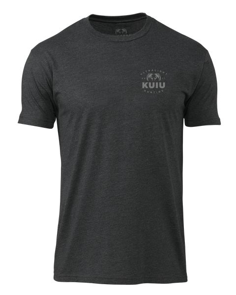 Рыболовная рубашка KUIU Ultralight Chest Logo T-Shirt | Charcoal