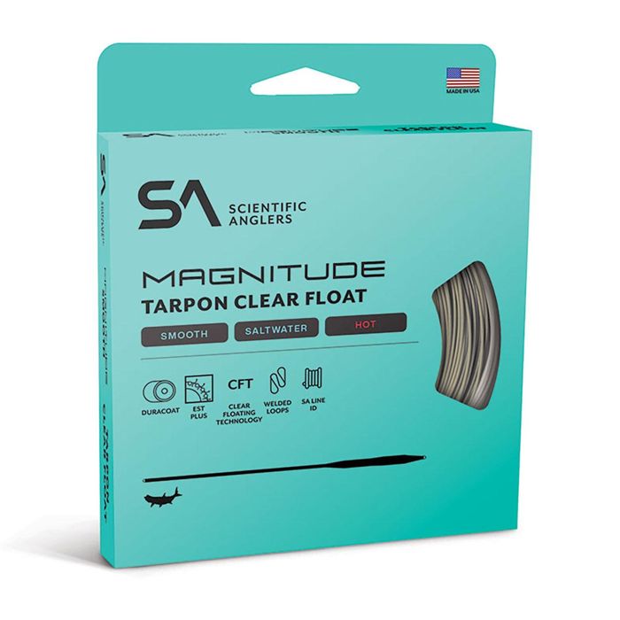 Нахлыстовый шнур Scientific Anglers Magnitude Smooth Tarpon - Full Clear Floating Fly Line