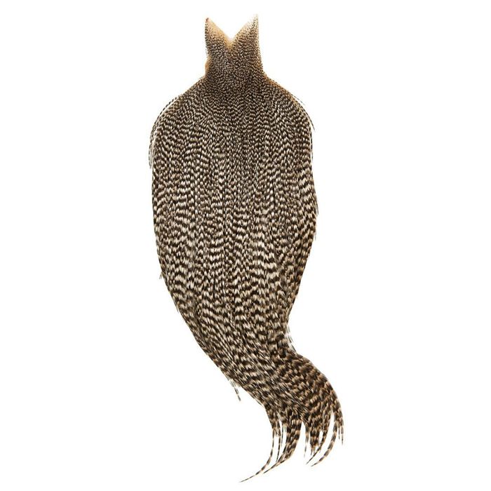 Перо для вязания мушек J. Stockard Fly Fishing Dry Fly Cape - bronze