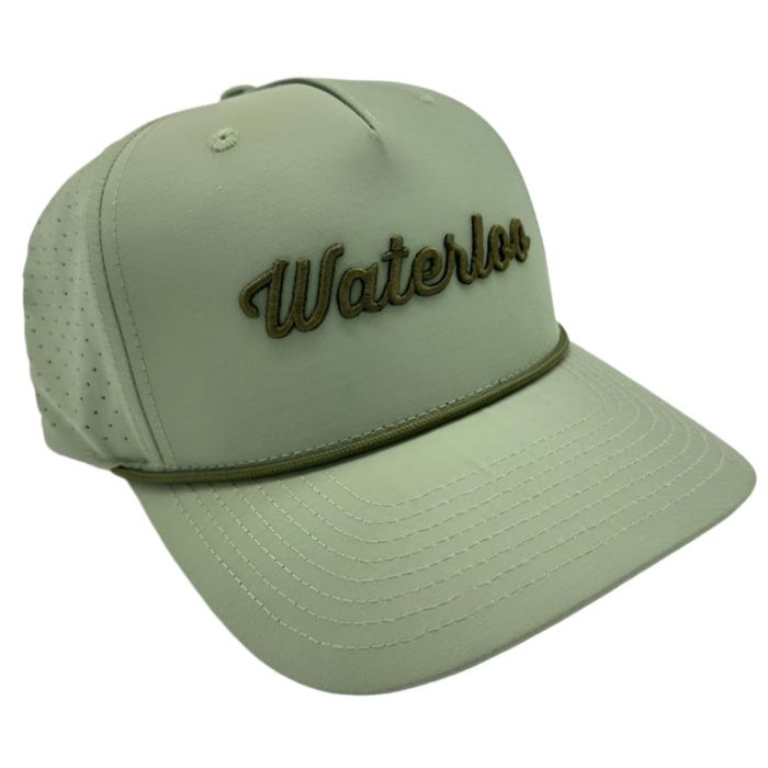 Головной убор Richardson Waterloo Light Olive with Olive Rope Performance Cap - Cursive Lo