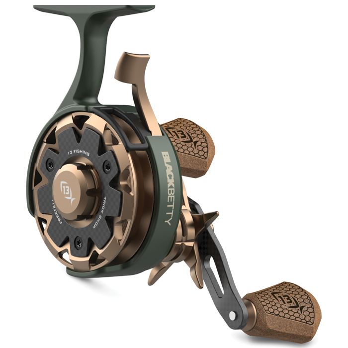 Зимняя катушка 13 Fishing Freefall Carbon Reel - Trick Shop Edition - Left Hand