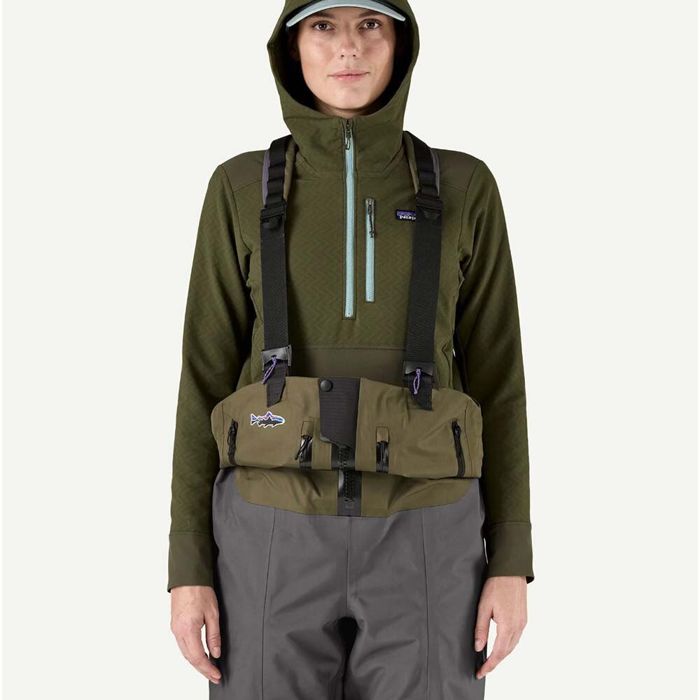 Вейдерсы Patagonia Swiftcurrent Expedition Zip Front Waders - Women's - Basin Green / SRM
