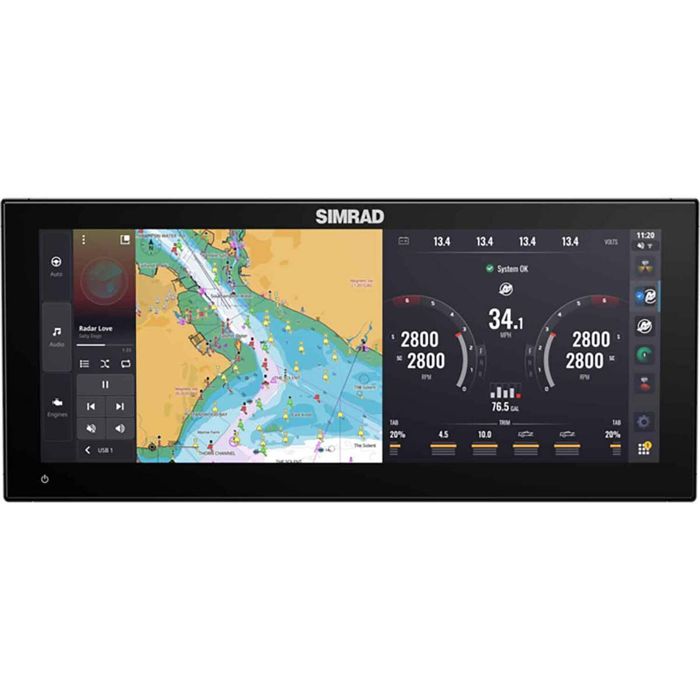 Эхолот Simrad NSX Ultrawide with Active Imaging 3-in-1 Transducer Fish Finders