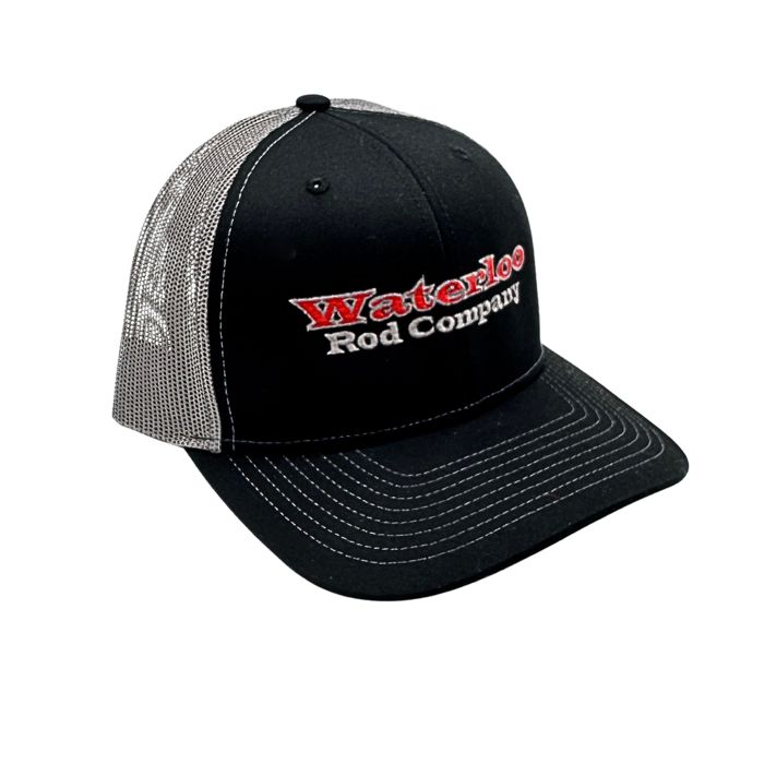 Головной убор Richardson Waterloo Black and Charcoal Cap - Red and Charcoal OG Logo