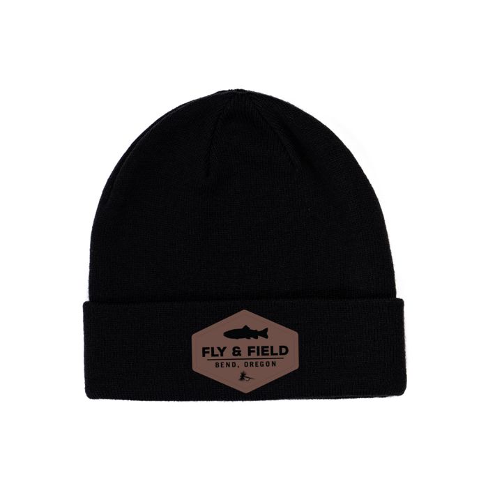 Головной убор Ouray Fly and Field Fish and Fly Leather Patch Beanie